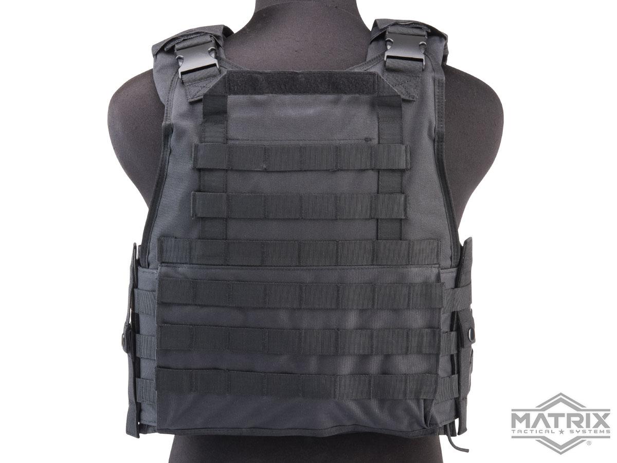 Matrix Tactical High Speed Plate Carrier (Color: Black)