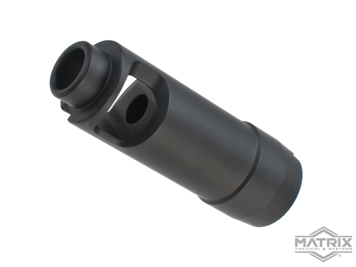 Matrix AK74 Type Steel Airsoft Flash Suppressor (Color: Black / 14mm  Negative), Accessories & Parts, External Parts, Flash Hiders and Muzzle  Devices -  Airsoft Superstore
