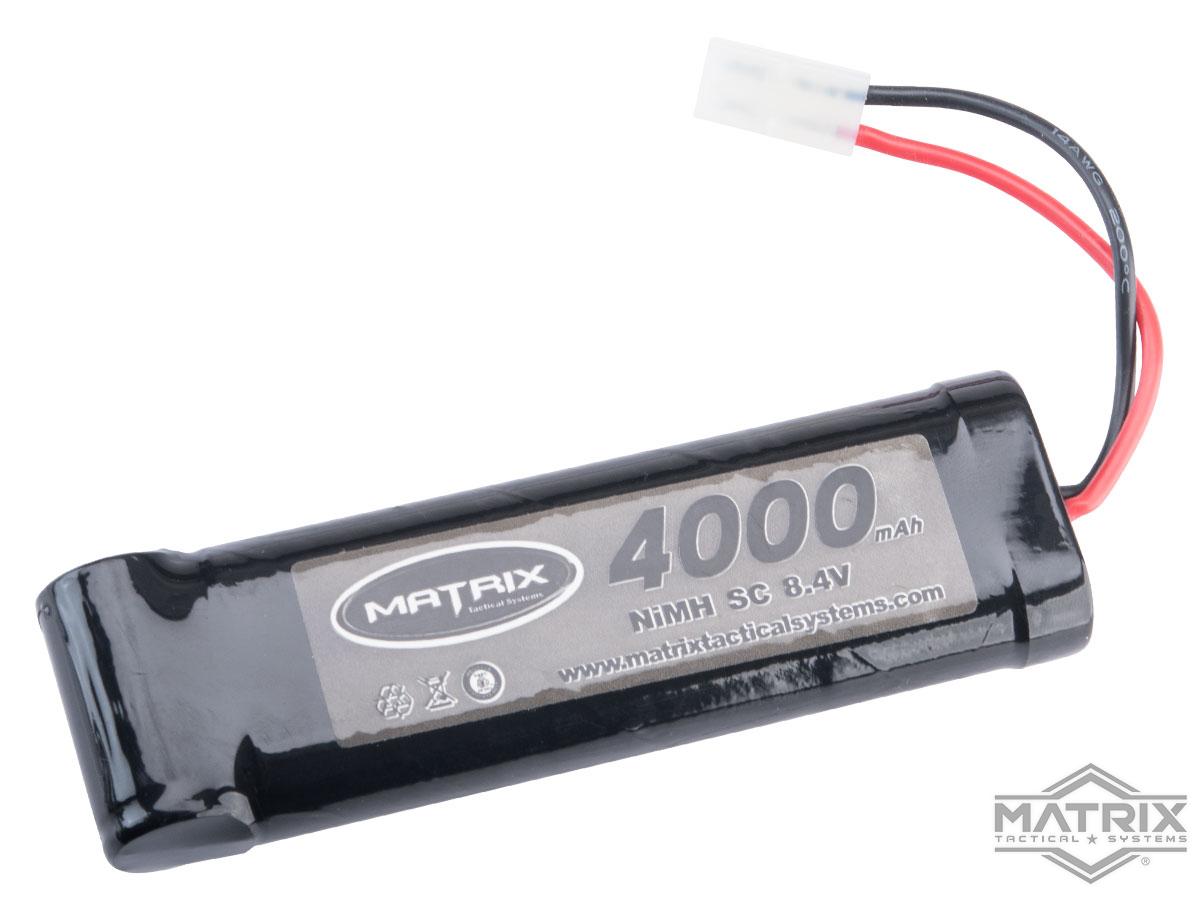 Matrix High Output Small Type Airsoft NiMH Battery (Configuration: 8.4V /  1600mAh / Small Tamiya), Accessories & Parts, Batteries, NiMH / NiCd  Batteries, Small Type -  Airsoft Superstore