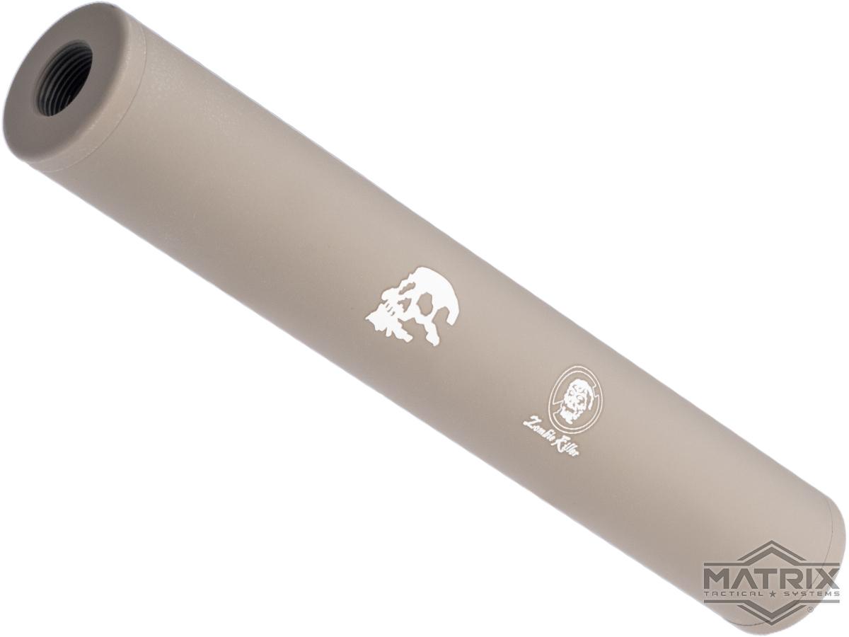 Matrix Airsoft Mock Silencer / Barrel Extension (Model: Zombie Killer / 180mm / Tan)