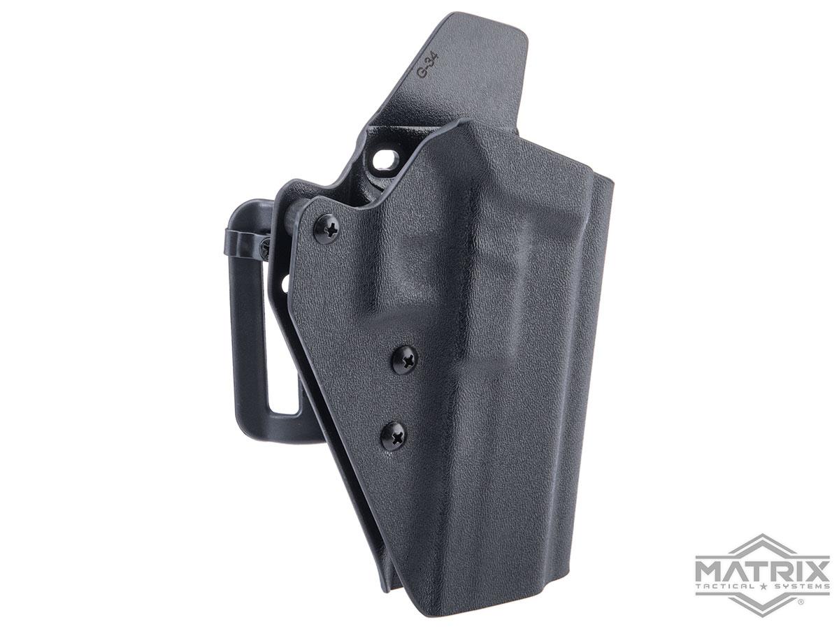 Matrix Lightweight Kydex Tactical Holster (Model: GLOCK 34 / Black)