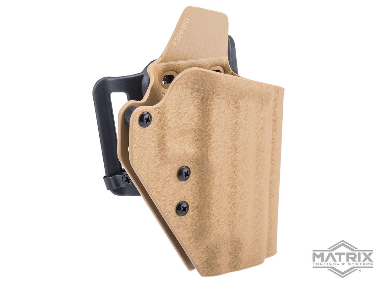 Matrix Lightweight Kydex Tactical Holster (Model: P226 / Tan)