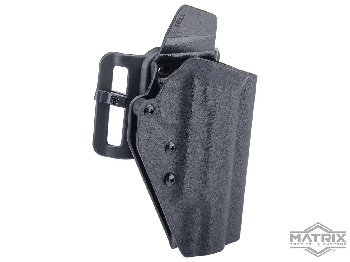 Matrix Lightweight Kydex Tactical Holster (Model: 1911 / Black)