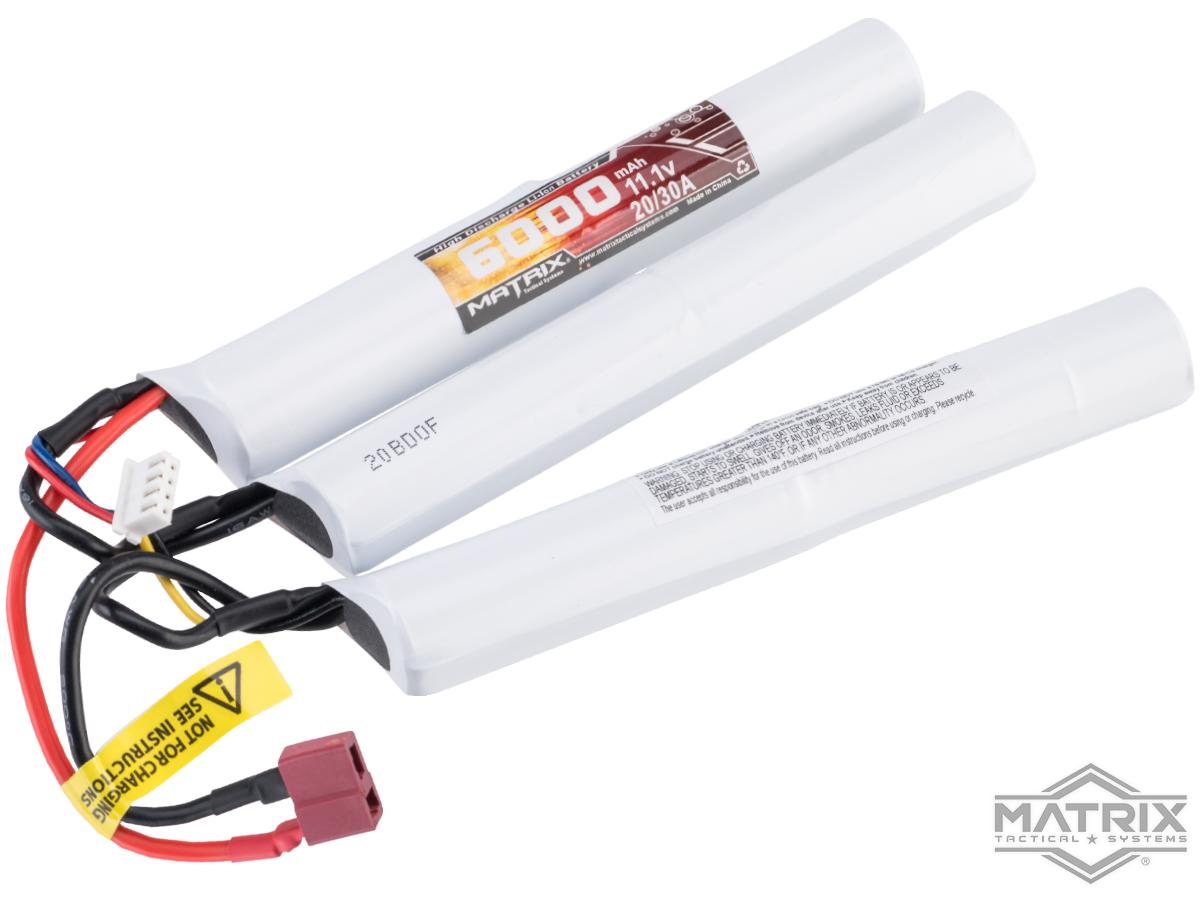 High Performance 11.1V Tri-Cell Type Airsoft Li-Ion Battery (Model: 6000mAh - 10C / Deans)