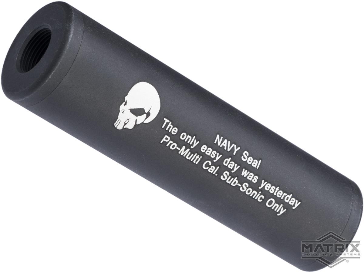 Matrix Airsoft Mock Silencer / Barrel Extension (Model: Navy SEAL / 110mm)