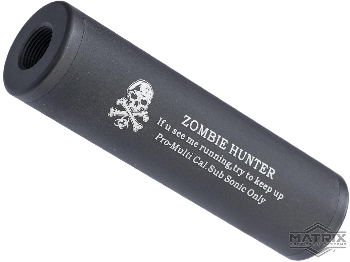 Matrix Airsoft Mock Silencer / Barrel Extension (Model: Zombie Hunter #1 / 110mm)