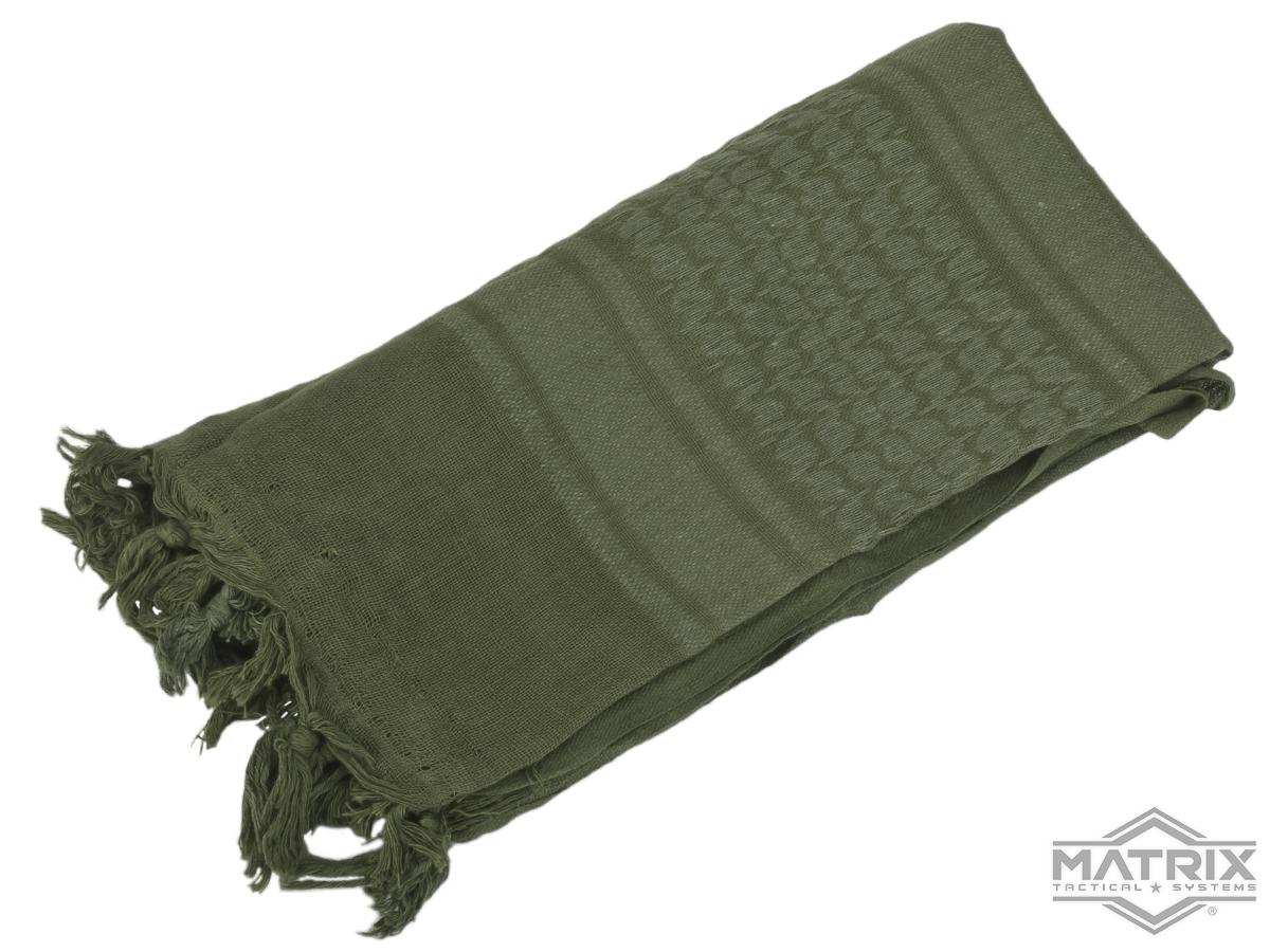 Matrix Woven Coalition Desert Shemagh / Scarves (Color: OD Green)