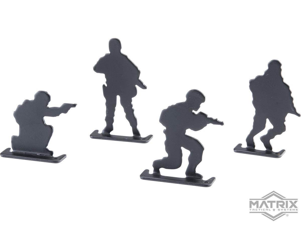 Matrix Metal Soldier Silhouette Airsoft Training Target Set