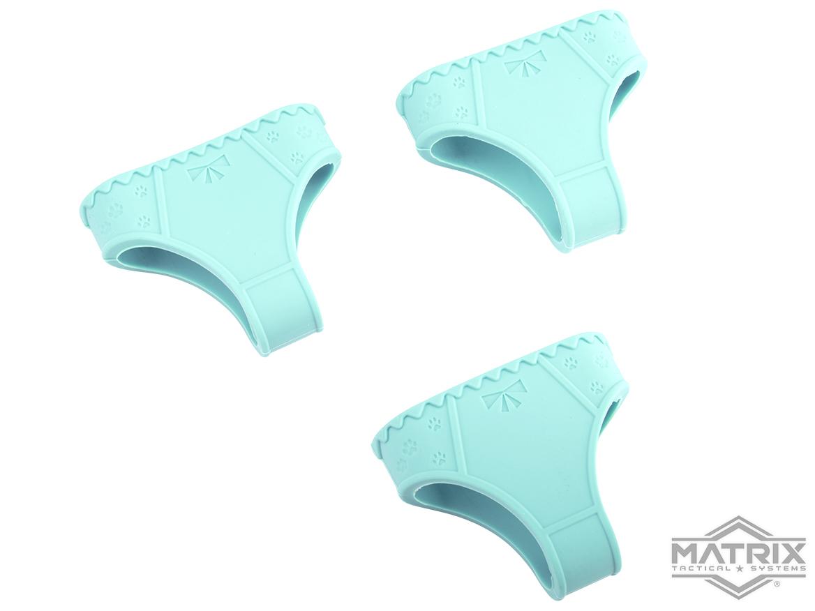 Matrix Mag Briefs Magazine Assist Set for M4/M16 Airsoft Magazines (Color: Blue / 3-Pack Pantsu)