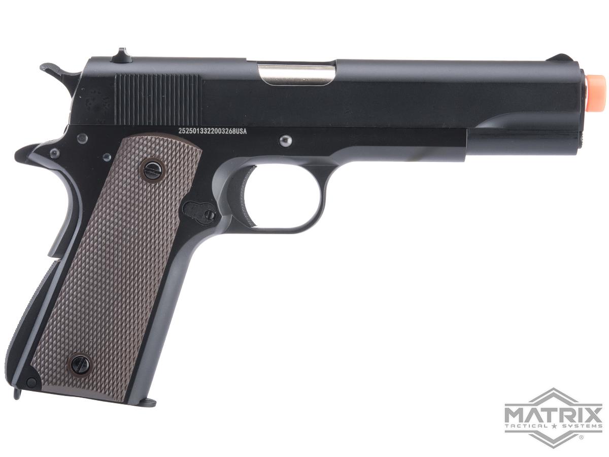 Matrix x Golden Eagle Full Metal M1911A1 Gas Blowback Airsoft Pistol ...