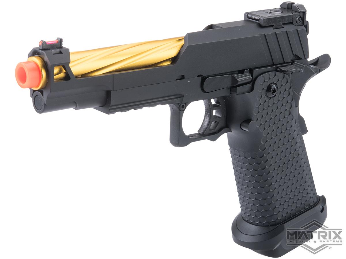 Matrix x Golden Eagle Full Metal OTS .45 Tactical Hi-CAPA Gas Blowback Airsoft Pistol w/ Carrying Case (Model: Mod-12)