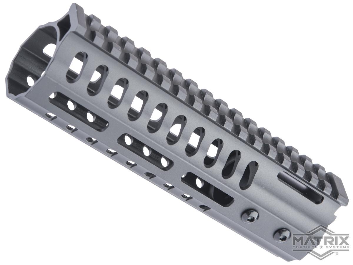 Matrix x Golden Eagle Low Profile Vented Free Float M-LOK Rail for M4/M16 Airsoft AEG Rifles (Model: Mounting Pins / 7)