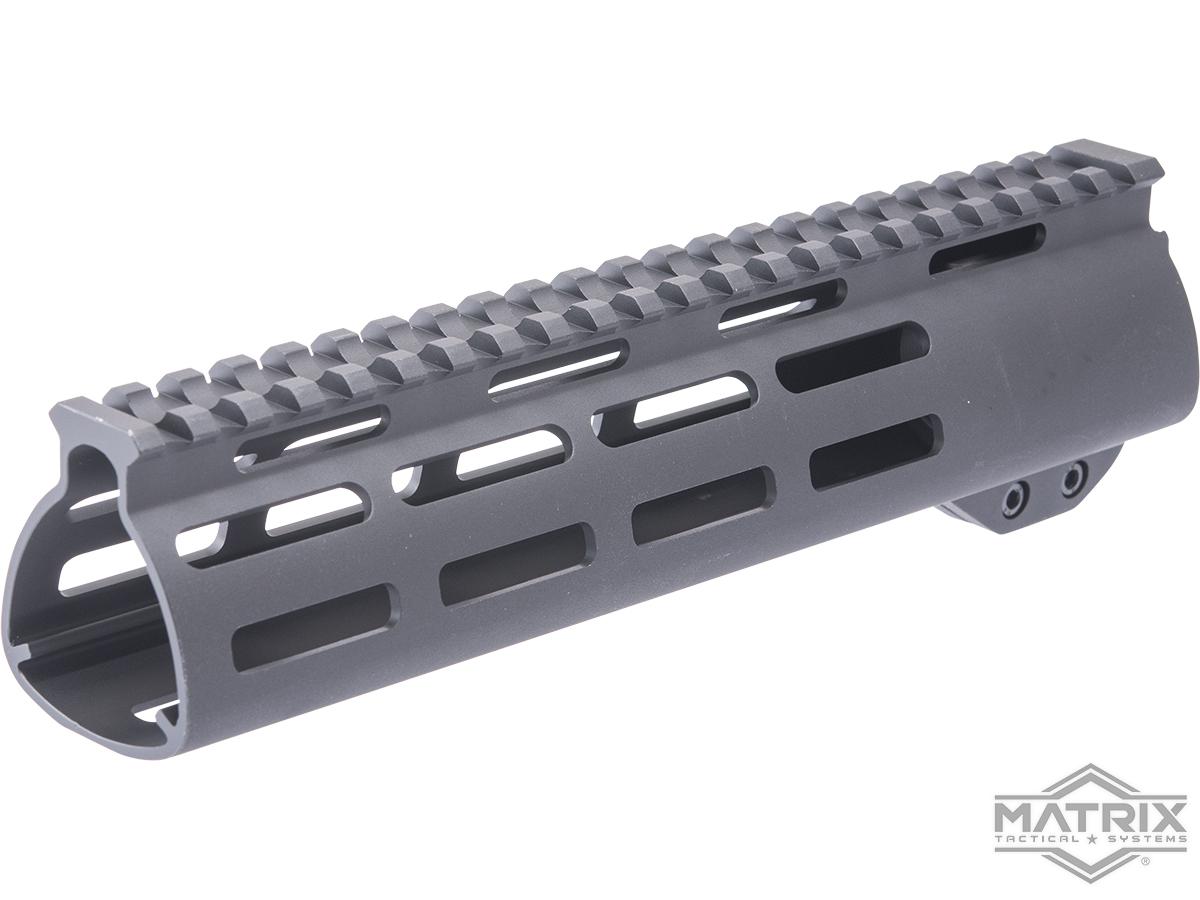 Matrix x Golden Eagle Triangular Free Float M-LOK Rail for M4/M16 Airsoft AEG Rifles (Model: 9 / Lightening Cut)