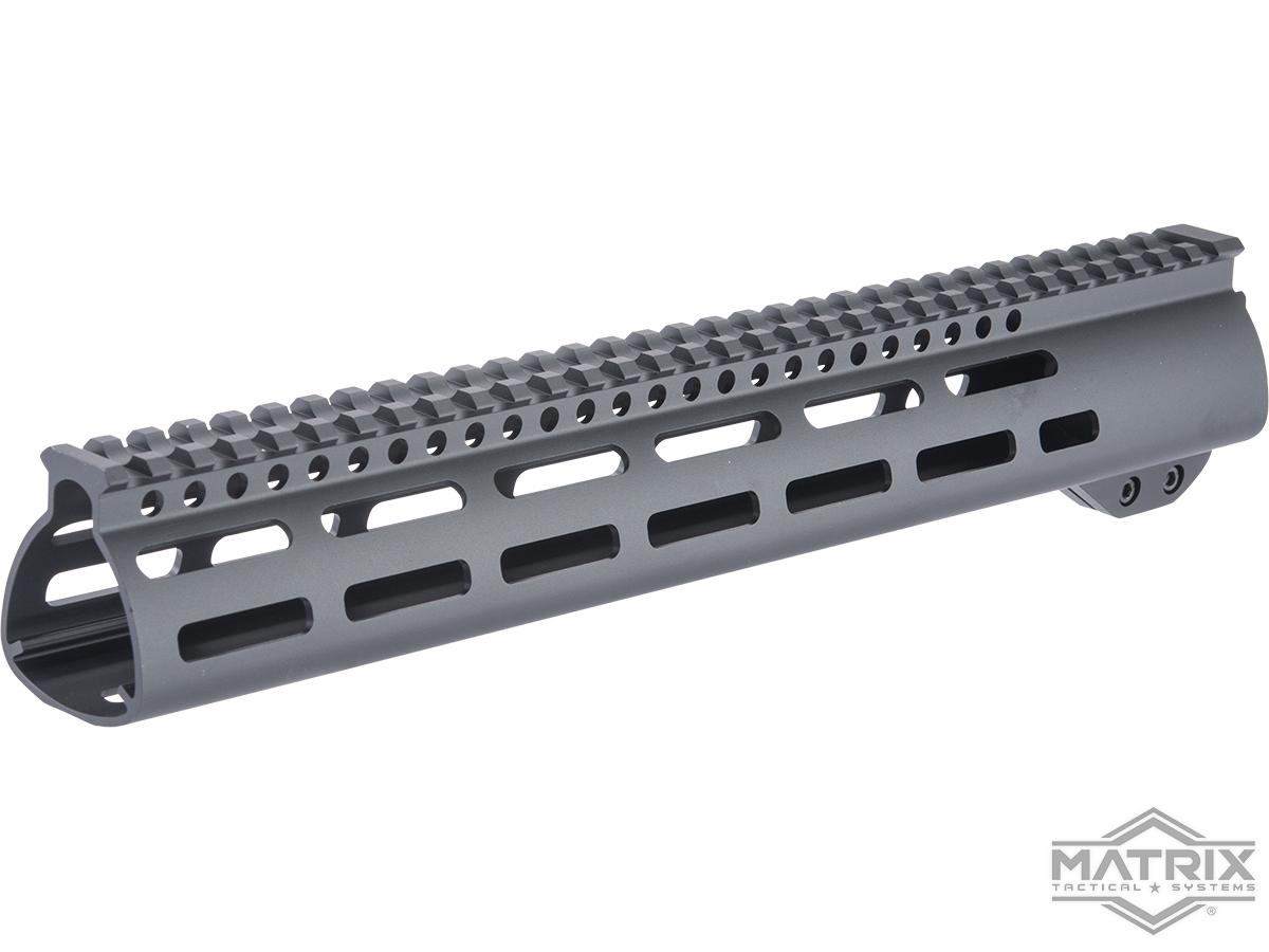 Matrix x Golden Eagle Triangular Free Float M-LOK Rail for M4/M16 Airsoft AEG Rifles (Model: 13 / Ported)