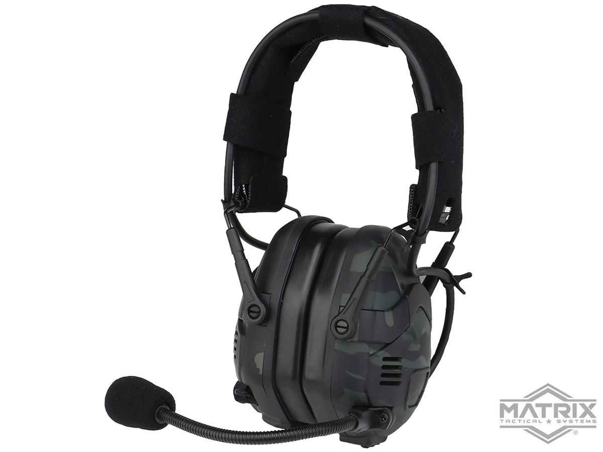 Matrix Noise Reduction Tactical Bluetooth Headset Color Multicam