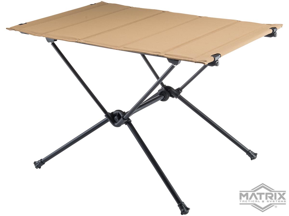 Matrix Tactical Portable Folding Desk / Table (Color: Coyote Brown)