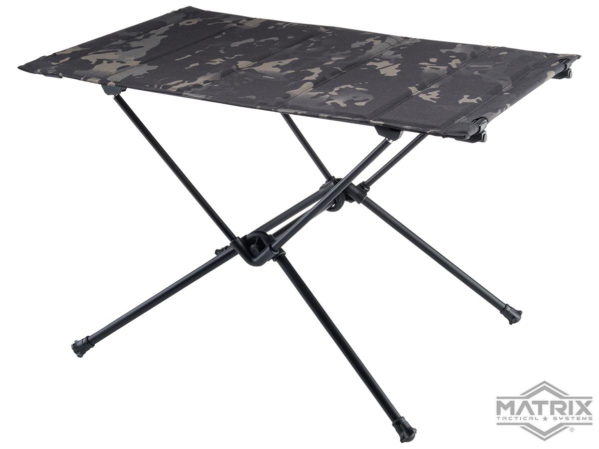 Matrix Tactical Portable Folding Desk / Table (Color: Multicam Black)