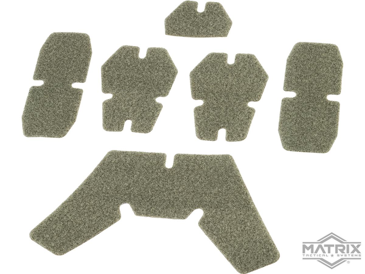 Matrix AF Helmet Self Adhesive Loop Panel Set (Color: OD Green)