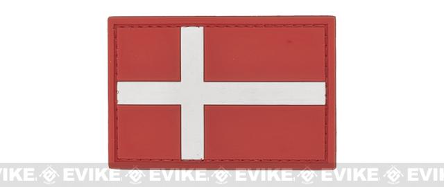 Matrix Country Flag Series PVC Morale Patch (Country: Denmark)