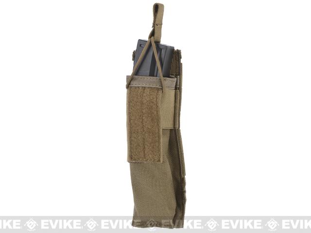 Matrix Airsoft SMG Single Magazine MOLLE Pouch (Color: Coyote Brown)