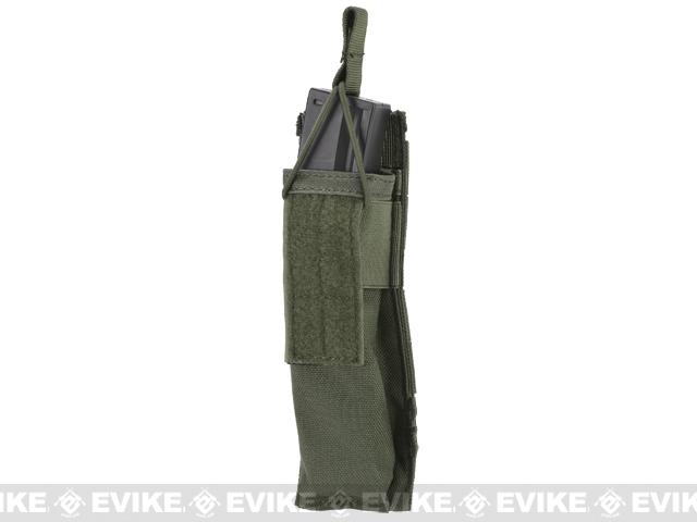 Matrix Airsoft SMG Single Magazine MOLLE Pouch (Color: Foliage Green)