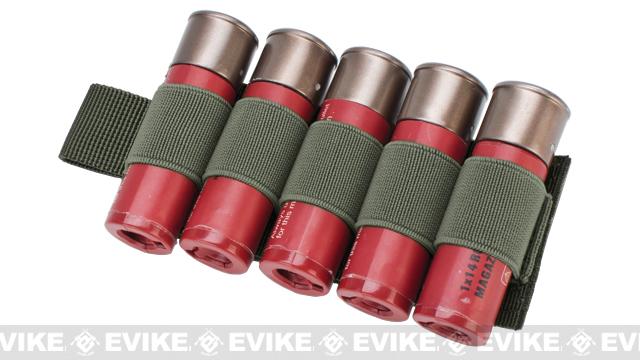 Matrix 5rd Shotgun Shell Holder w/ Hook Backing (Color: Foliage Green)