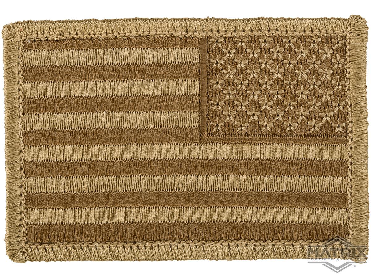 Matrix Hook and Loop U.S. IFF Flag Patch (Color: Desert / Reversed),  Tactical Gear/Apparel, Patches -  Airsoft Superstore