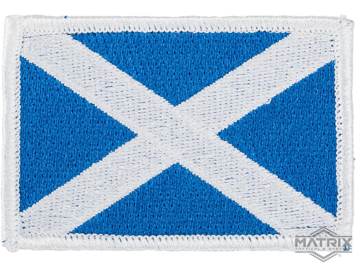 Matrix Country Flag Series Embroidered Morale Patch (Country: Scotland)