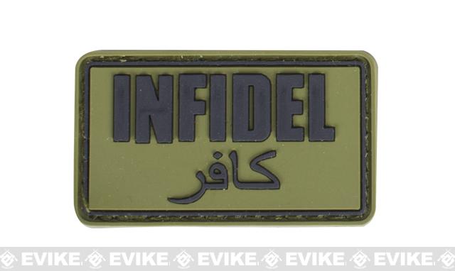 Matrix Infidel PVC IFF Hook and Loop Patch (Color: OD Green)