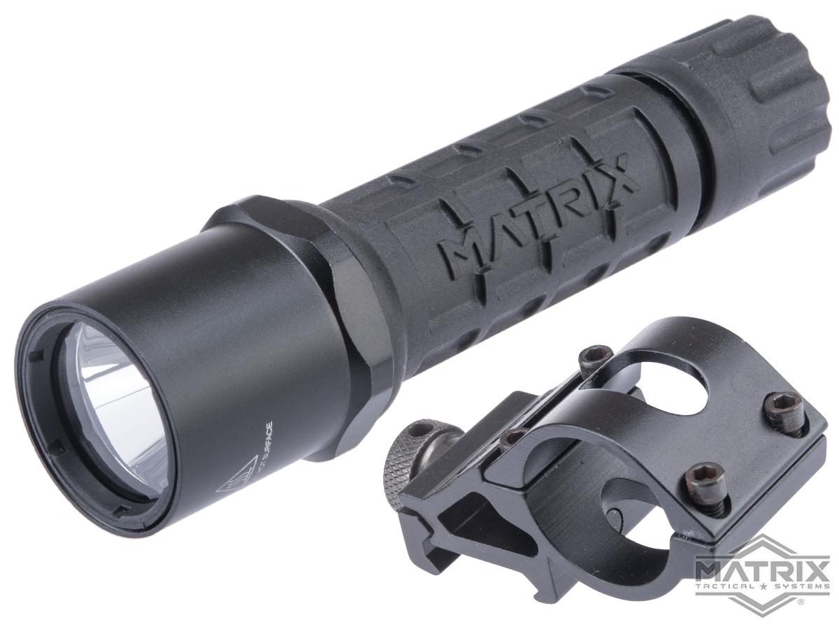 Matrix G2 LED XL 500 Lumen Handheld Flashlight (Color: Black / Rifle Mount)