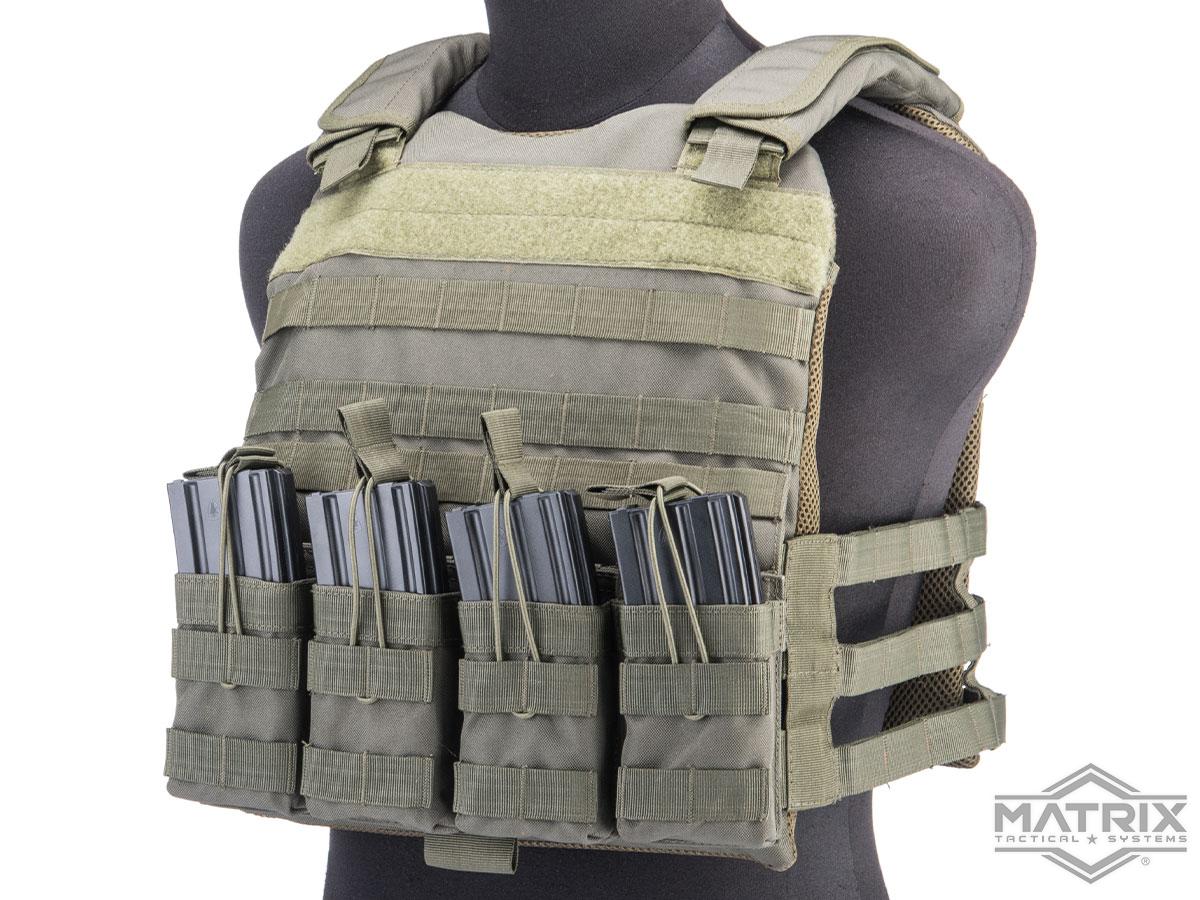 Matrix Modular Plate Carrier V2 w/ Integrated Magazine Pouches and ...