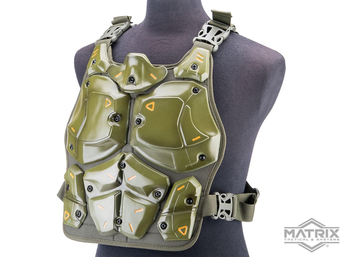 Matrix Bounty Hunter Armored Vest (Color: OD Green), Tactical Gear/Apparel,  Body Armor & Vests -  Airsoft Superstore