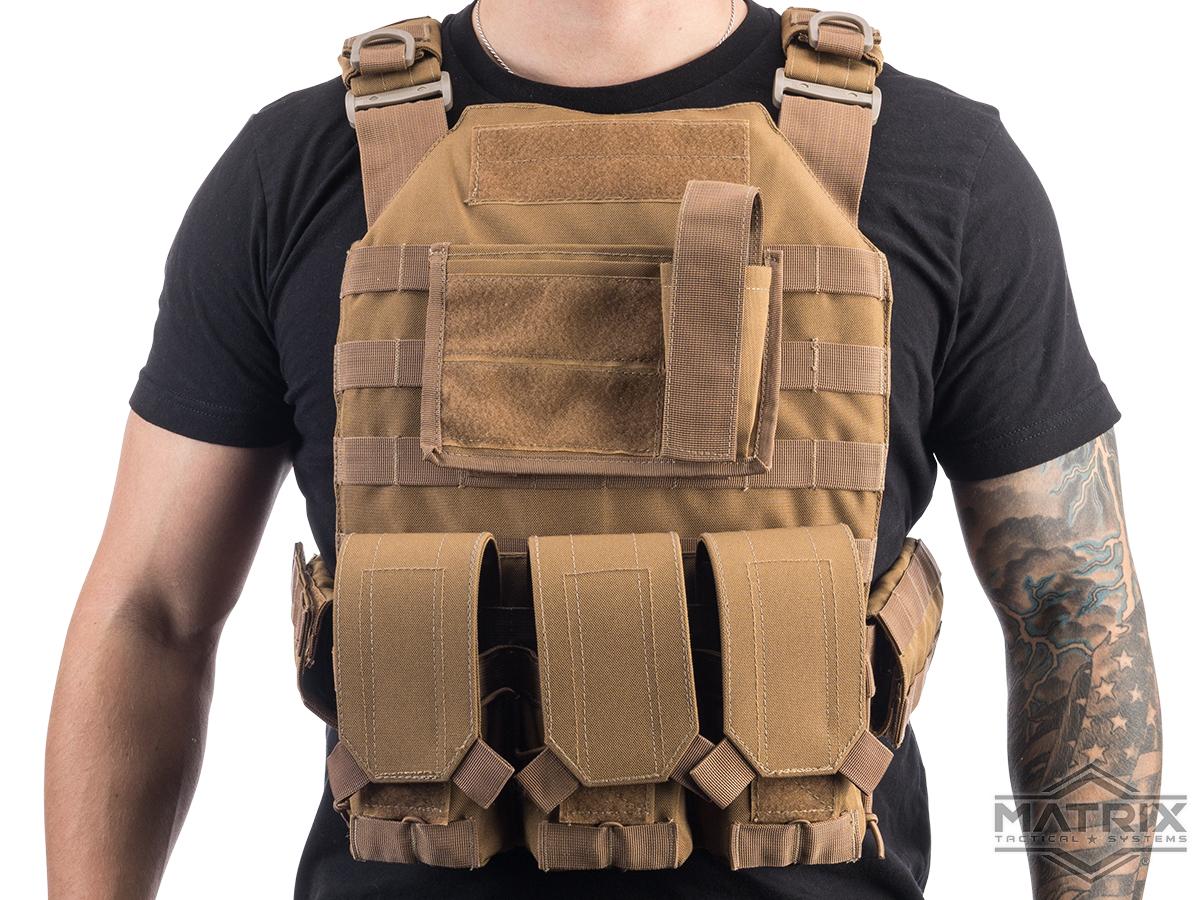 Matrix MTS Commando Elite Plate Carrier Vest (Color: Tan), Tactical ...