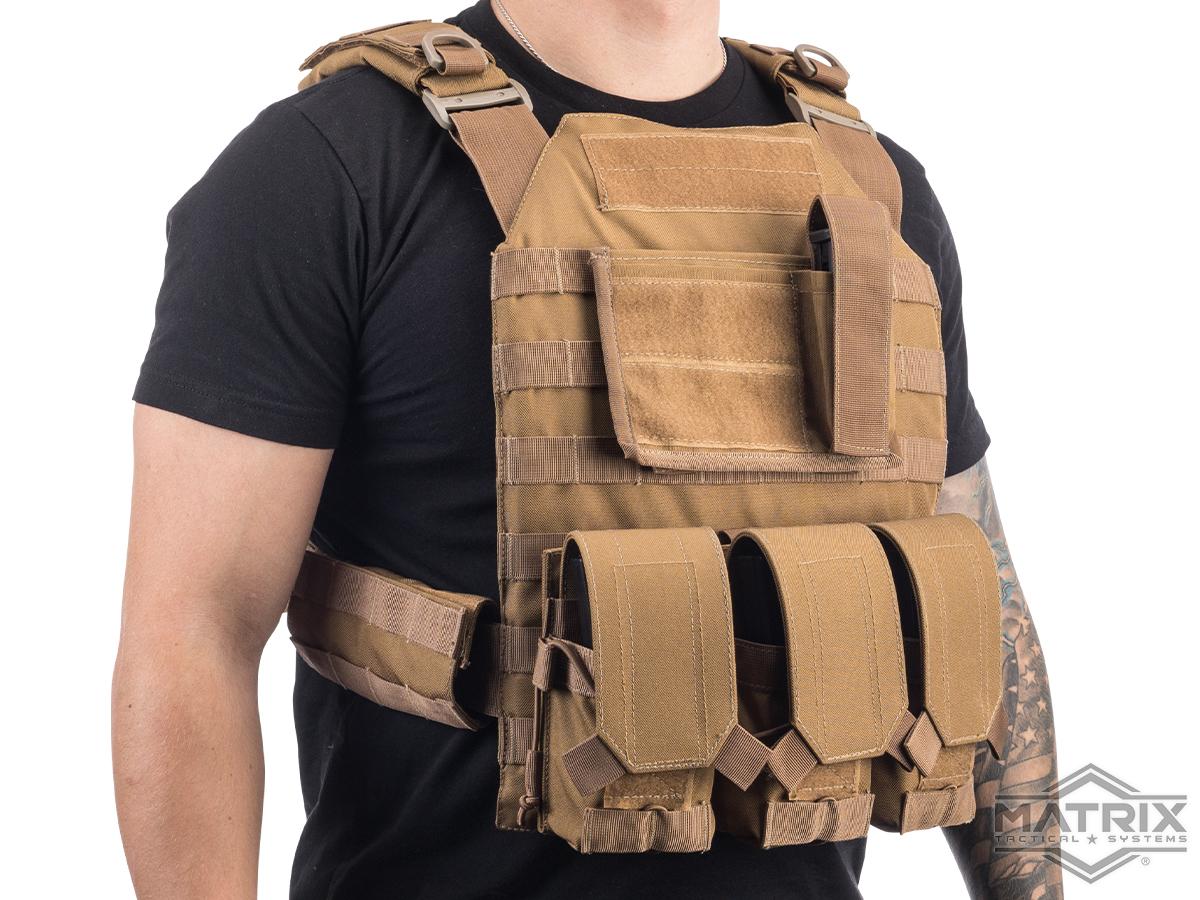 Matrix MTS Commando Elite Plate Carrier Vest (Color: Tan), Tactical ...