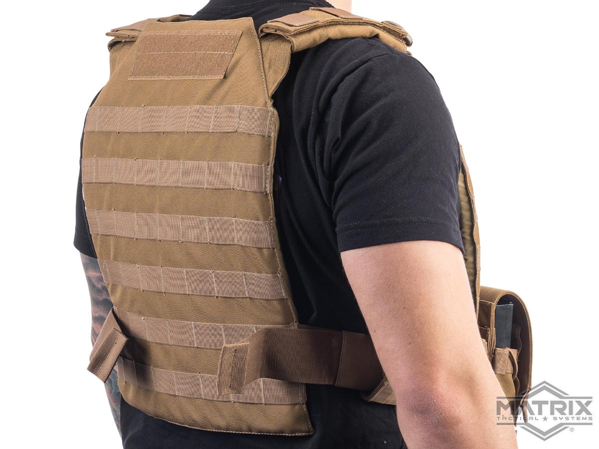 Matrix MTS Commando Elite Plate Carrier Vest (Color: Tan), Tactical ...