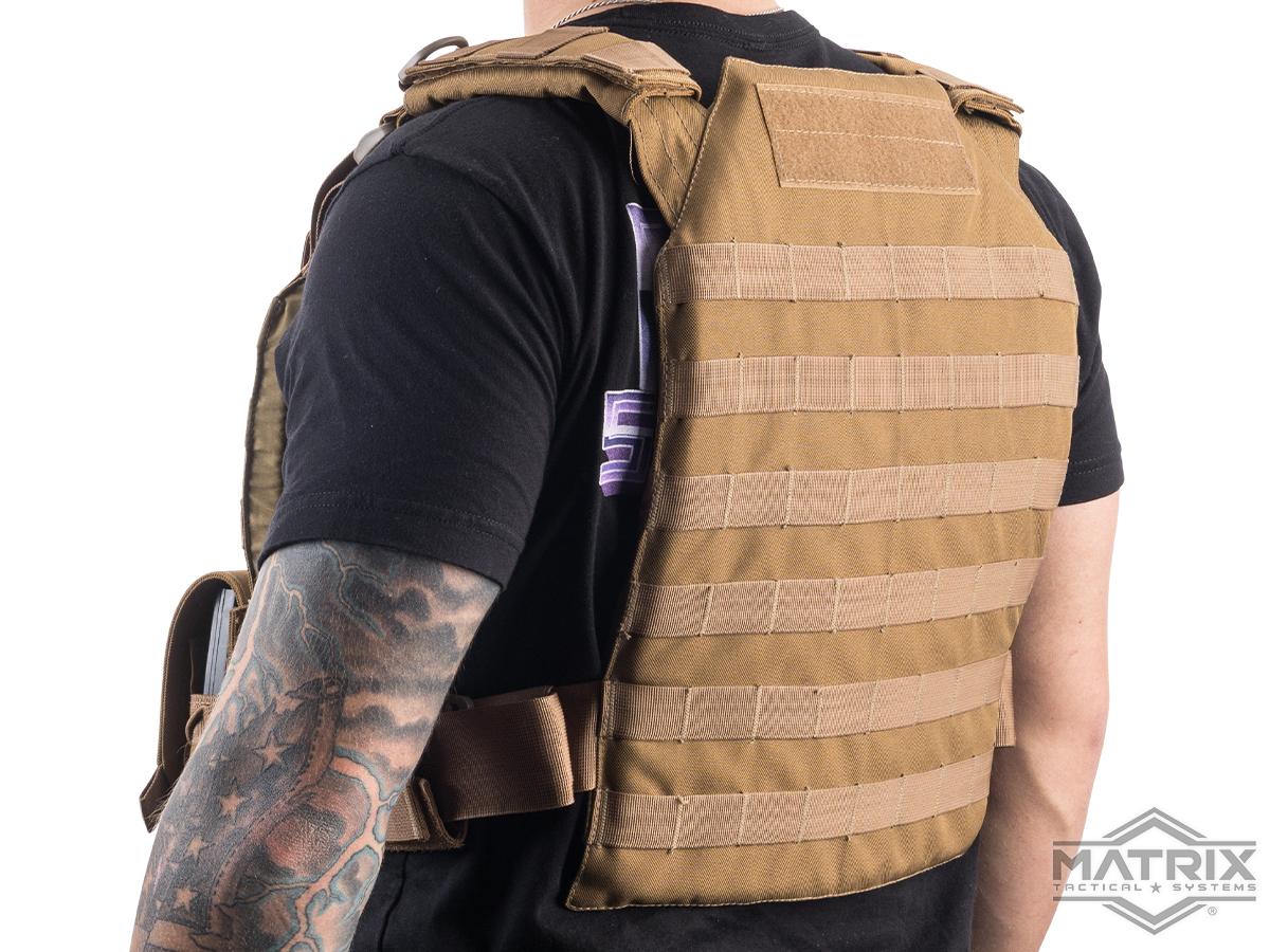 Matrix MTS Commando Elite Plate Carrier Vest (Color: Tan), Tactical ...