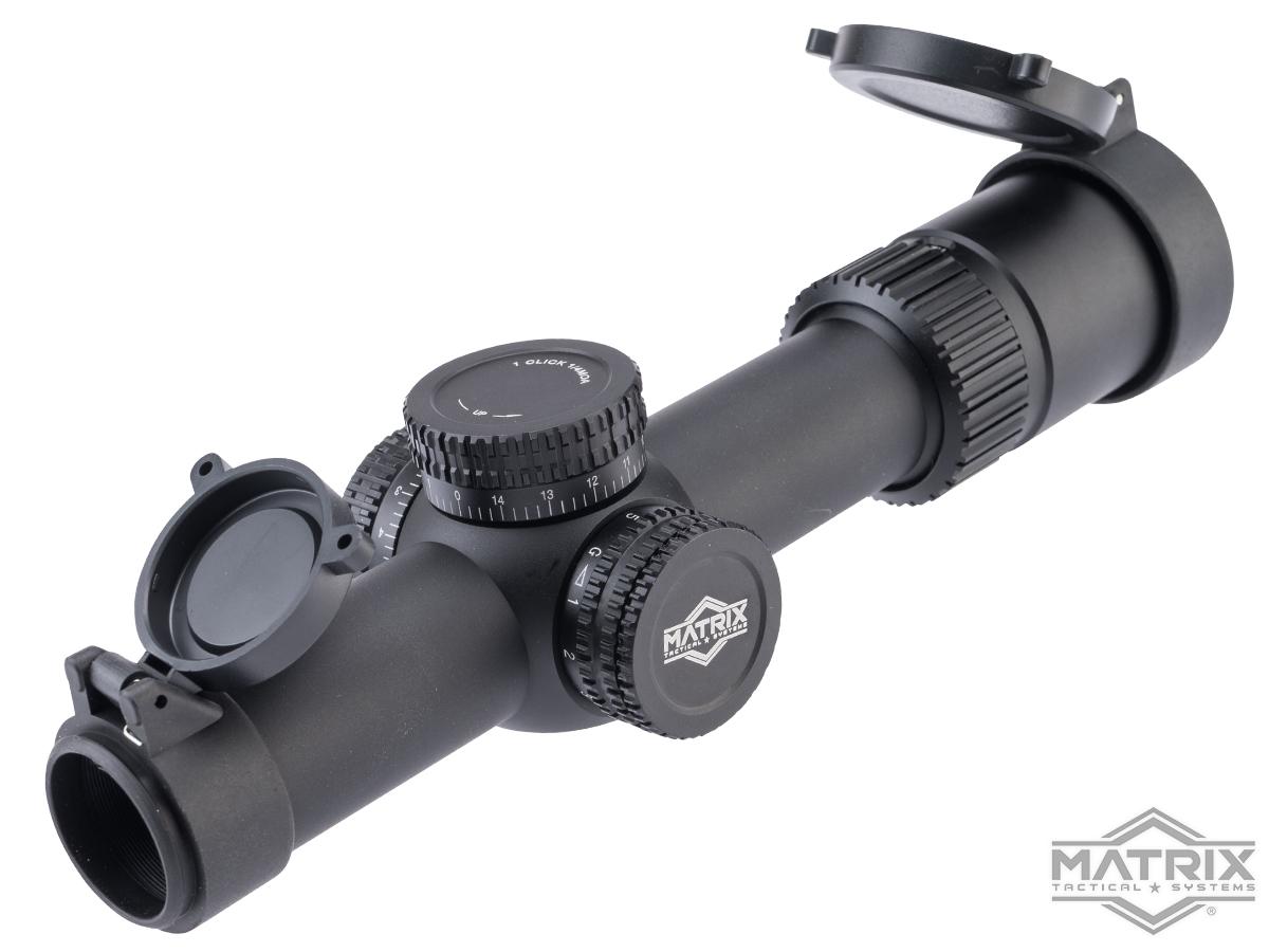 Matrix EOS 1.2-6X24 Tactical Rifle Scope by T-Eagle (Color: Black)