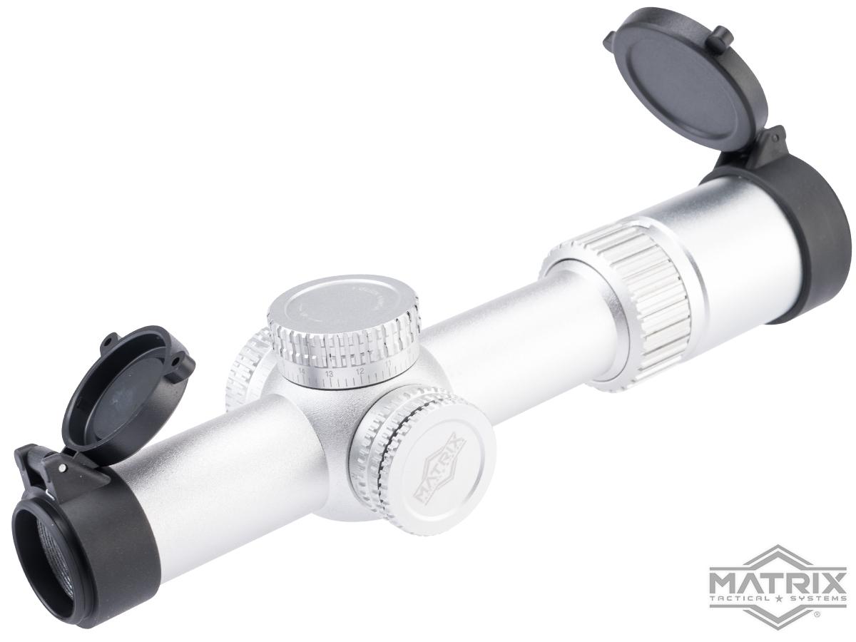 Matrix EOS 1.2-6X24 Tactical Rifle Scope by T-Eagle (Color: Silver)