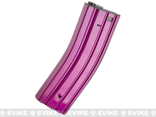 Matrix Universal Feeding Full Metal 500rd Hi-Cap M4 AEG Magazine (Color: Valentine Pink)