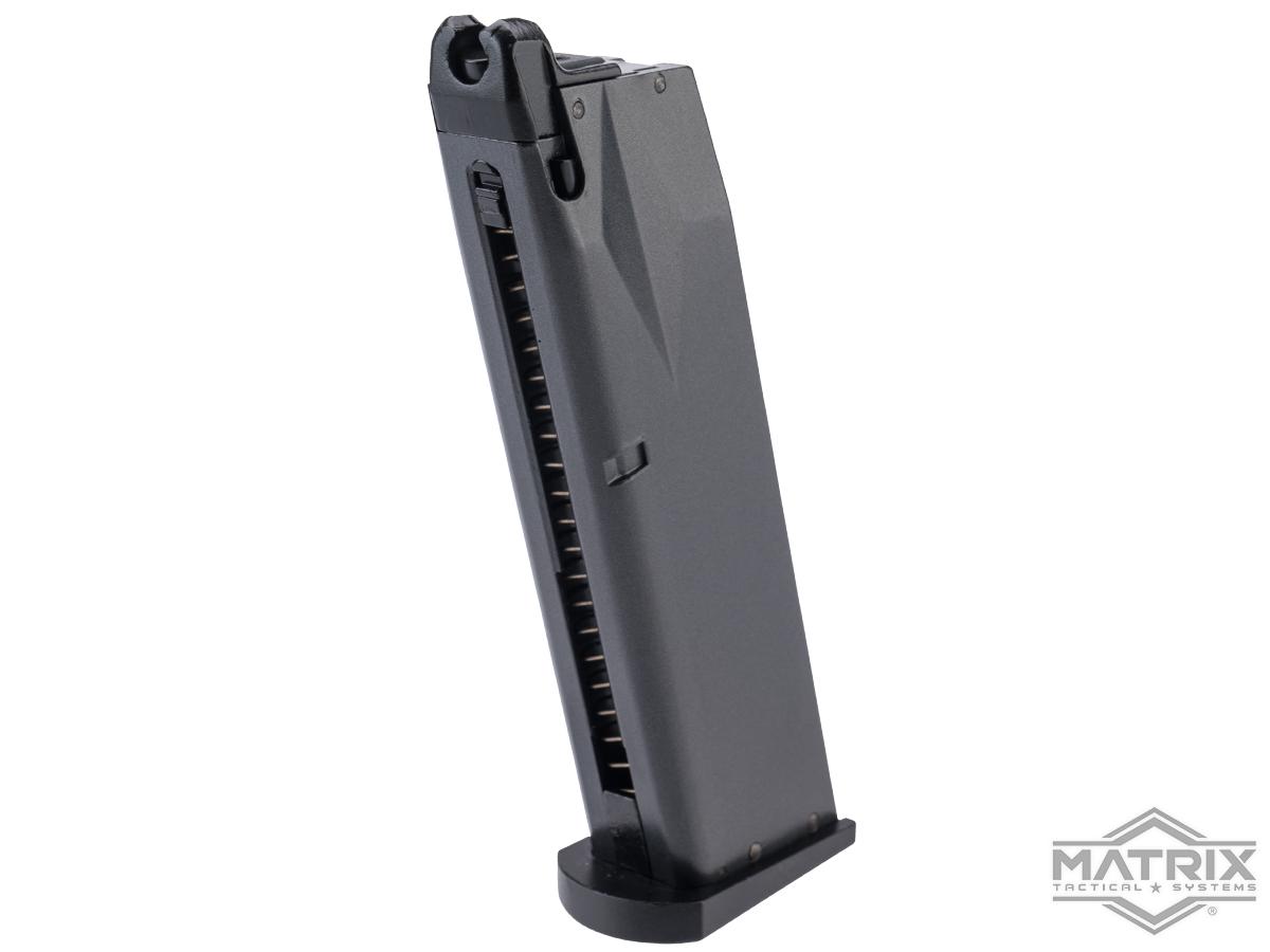 Matrix 25 Round Magazine for M92F Gas Blowback Airsoft Pistol (Color: Black)