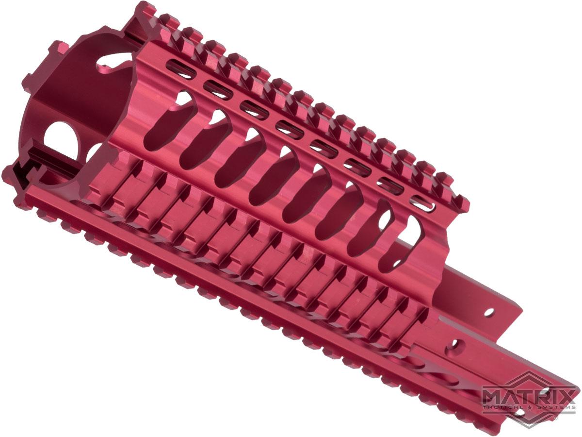 Matrix Tactical CNC Rail Handguard for KRISS Vector AEG and Gas Blowback Airsoft Rifles (Color: Red / 9)