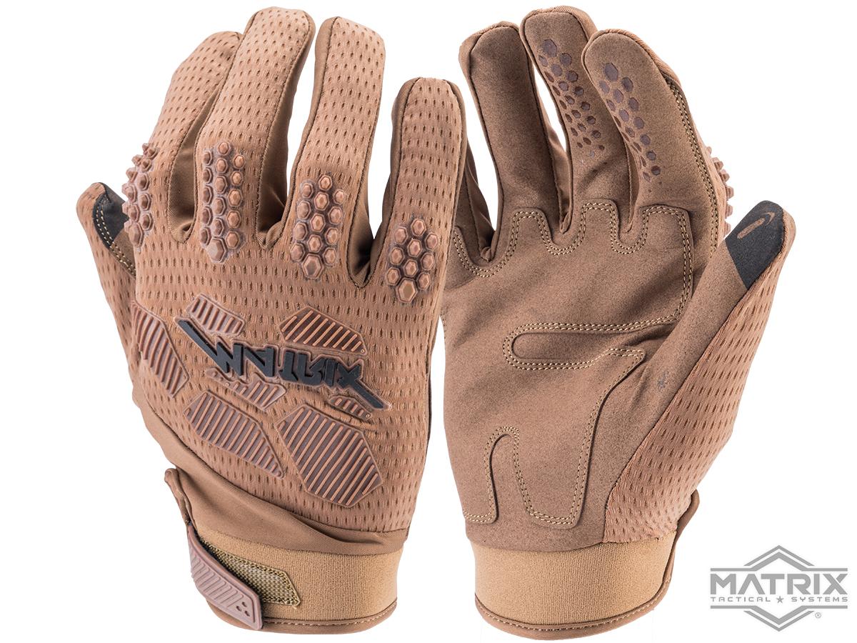 Matrix Nexus Tactical Gloves (Color: Coyote Brown / Large)