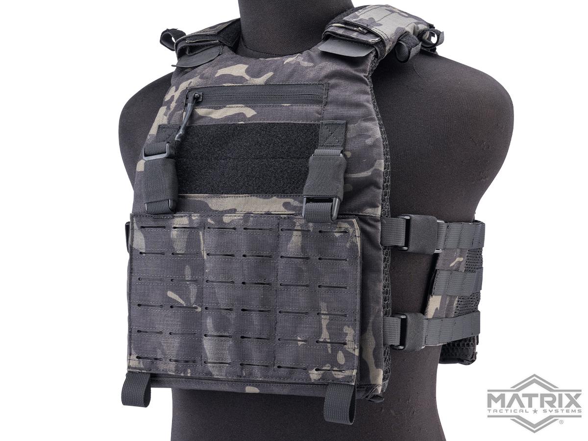 Matrix Scythe Laser-Cut Modular Plate Carrier (Color: Multicam Black)