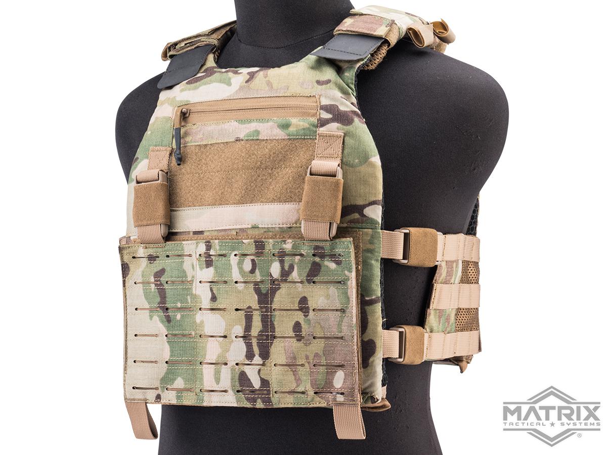 Matrix Scythe Laser-Cut Modular Plate Carrier (Color: Multicam)