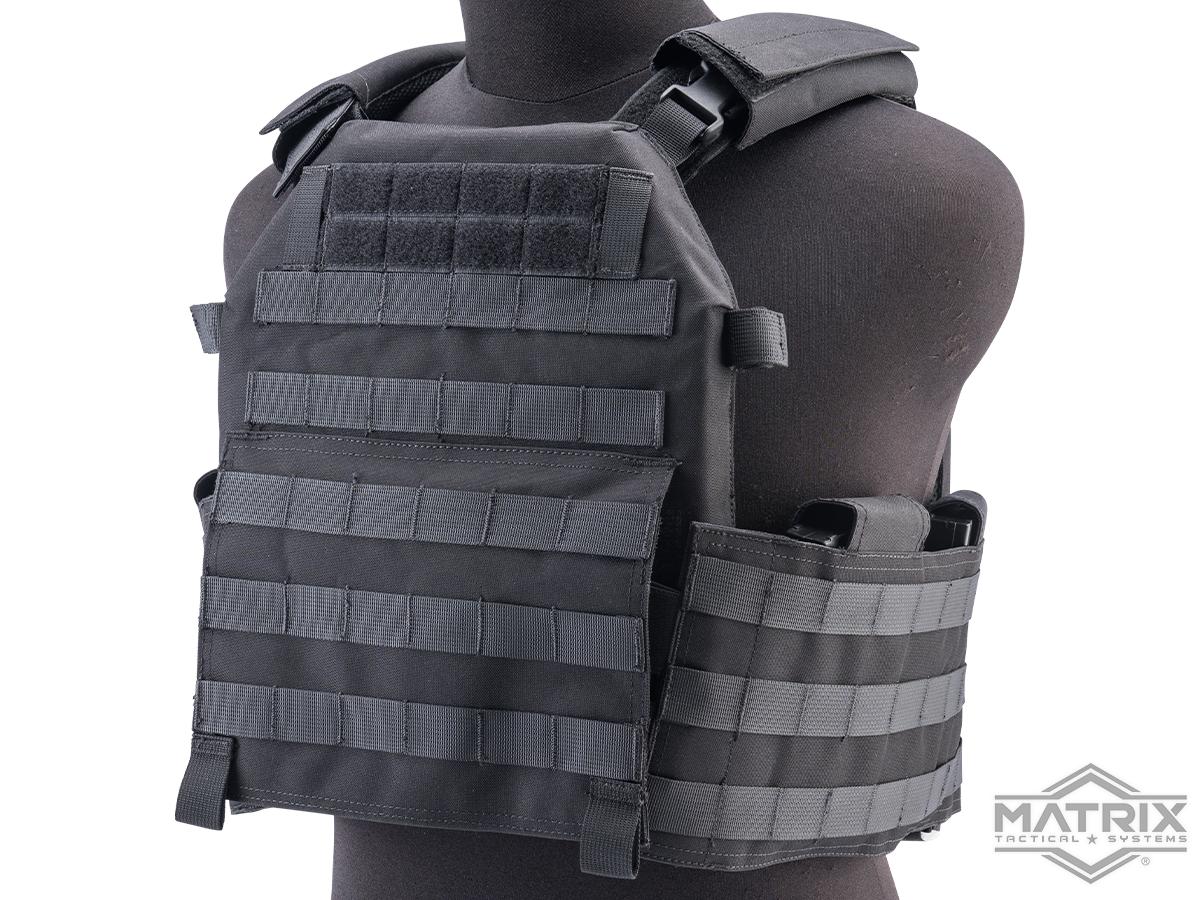 Matrix Infiltrator Tactical Assault Plate Carrier (Color: Black)