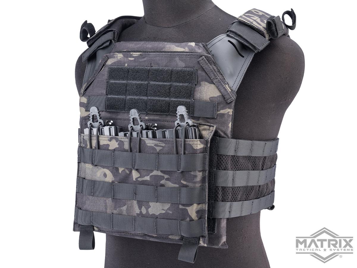 Matrix Blazer Modular Tactical Plate Carrier (Color: Multicam Black)