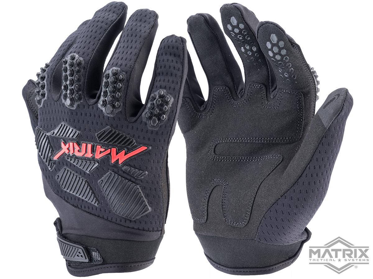 Matrix Nexus Tactical Gloves (Color: Red / X-Small)