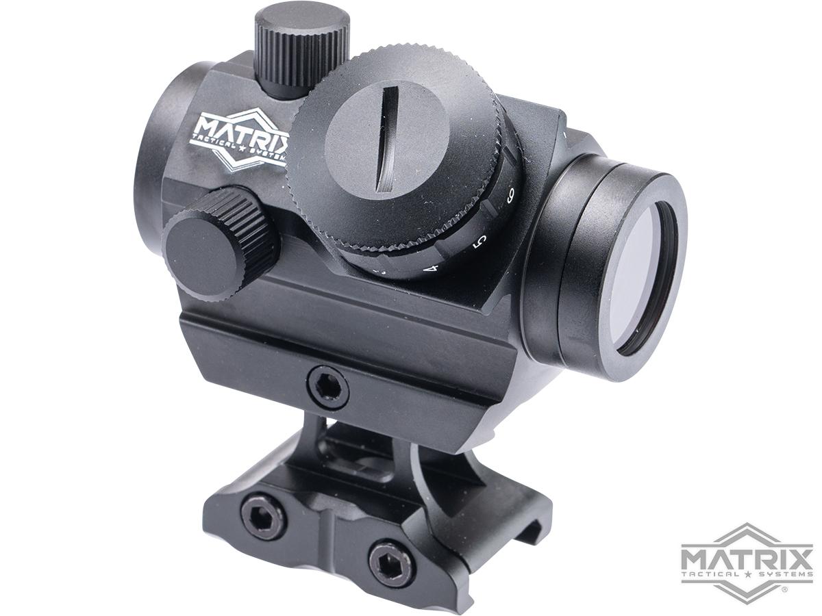 Matrix Victoptics 1x22 Compact Red Dot Sight with skeletonized picatinny riser