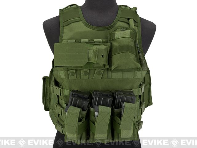 Matrix Mea Tactical Vest With M4 Magazine Pouches And Hydration Bladder 