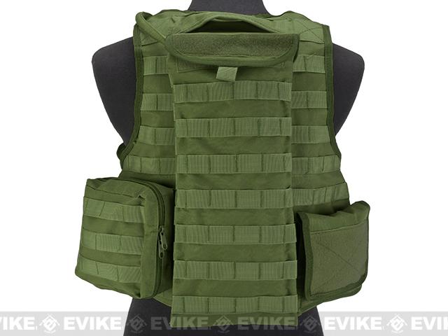 Matrix MEA Tactical Vest with M4 Magazine Pouches and Hydration Bladder ...